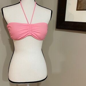 *OP* Light Pink Bandeau Swim Halter Top Size Medium